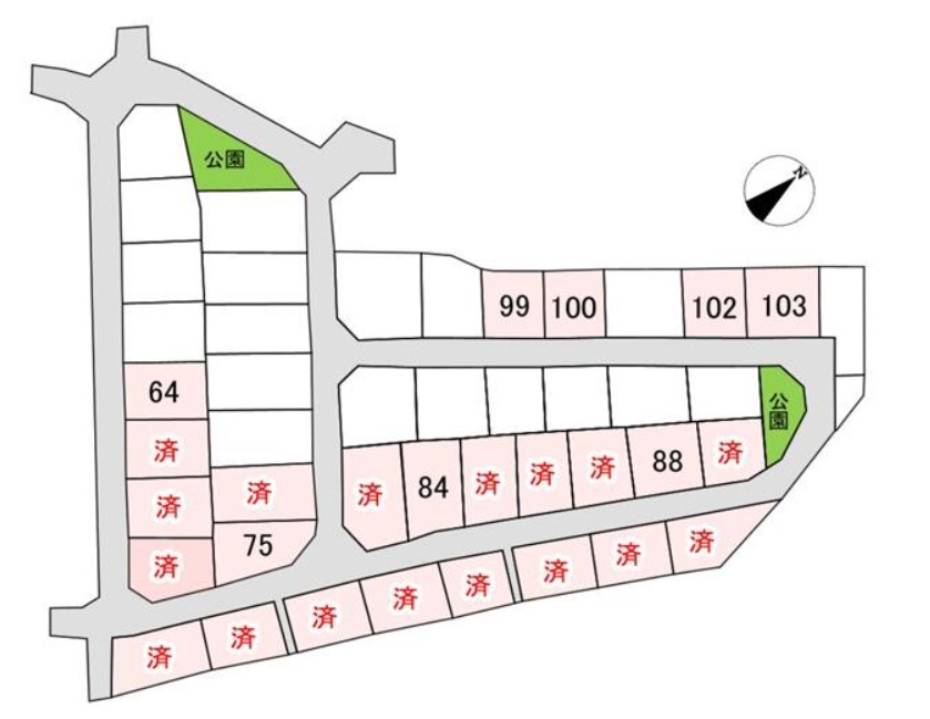 プライムシティ分譲地 １０２号地